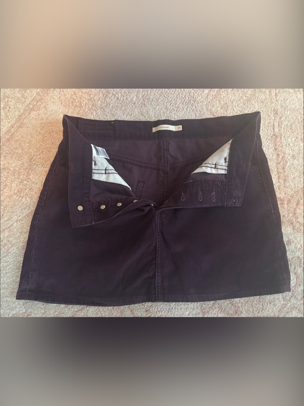 Levi's Cord Mini Skirt